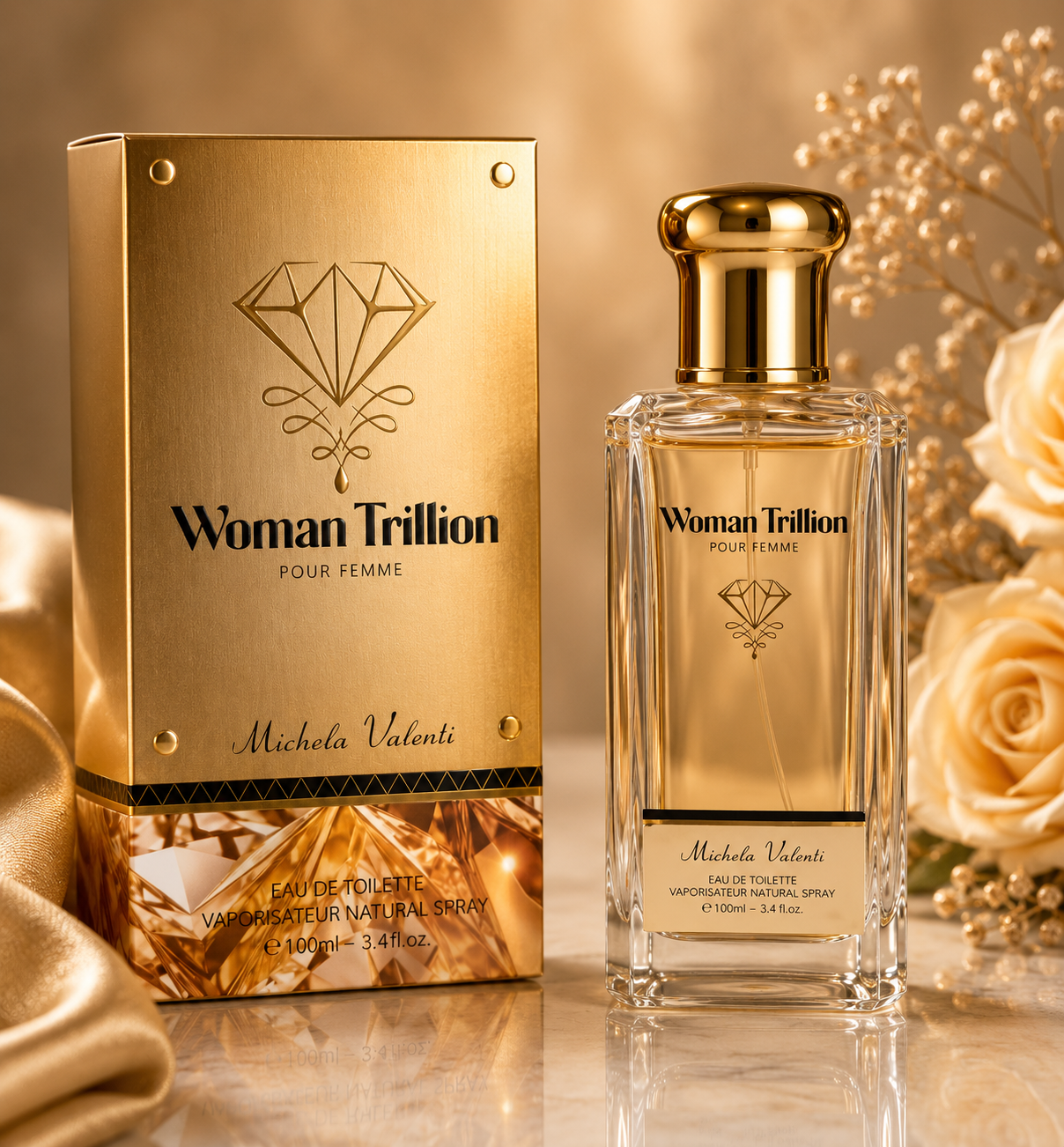 Eau de Toilette Femme WOMAN TRILLION (100ml) – Michela Valenti