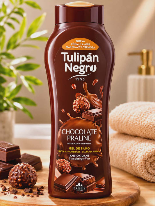 Gel douche "Tulipan Negro" Chocolat Praliné 650ml